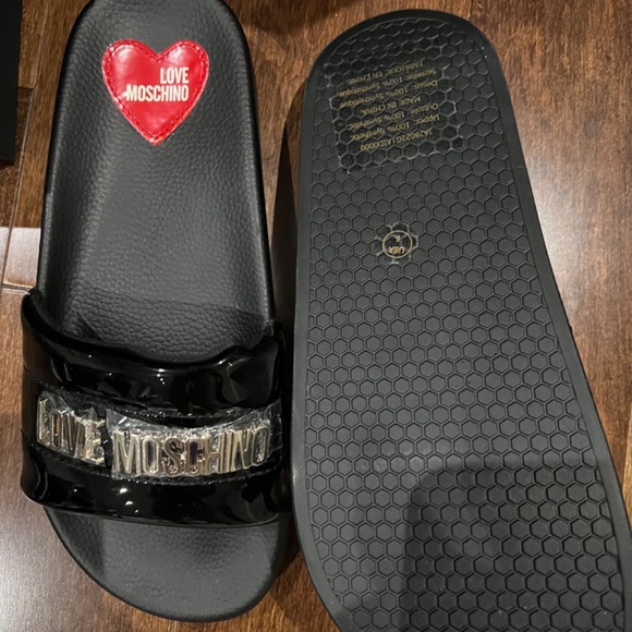 Love Moschino slide sandals - Picture 3 of 3